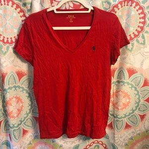 Red Ralph Lauren polo